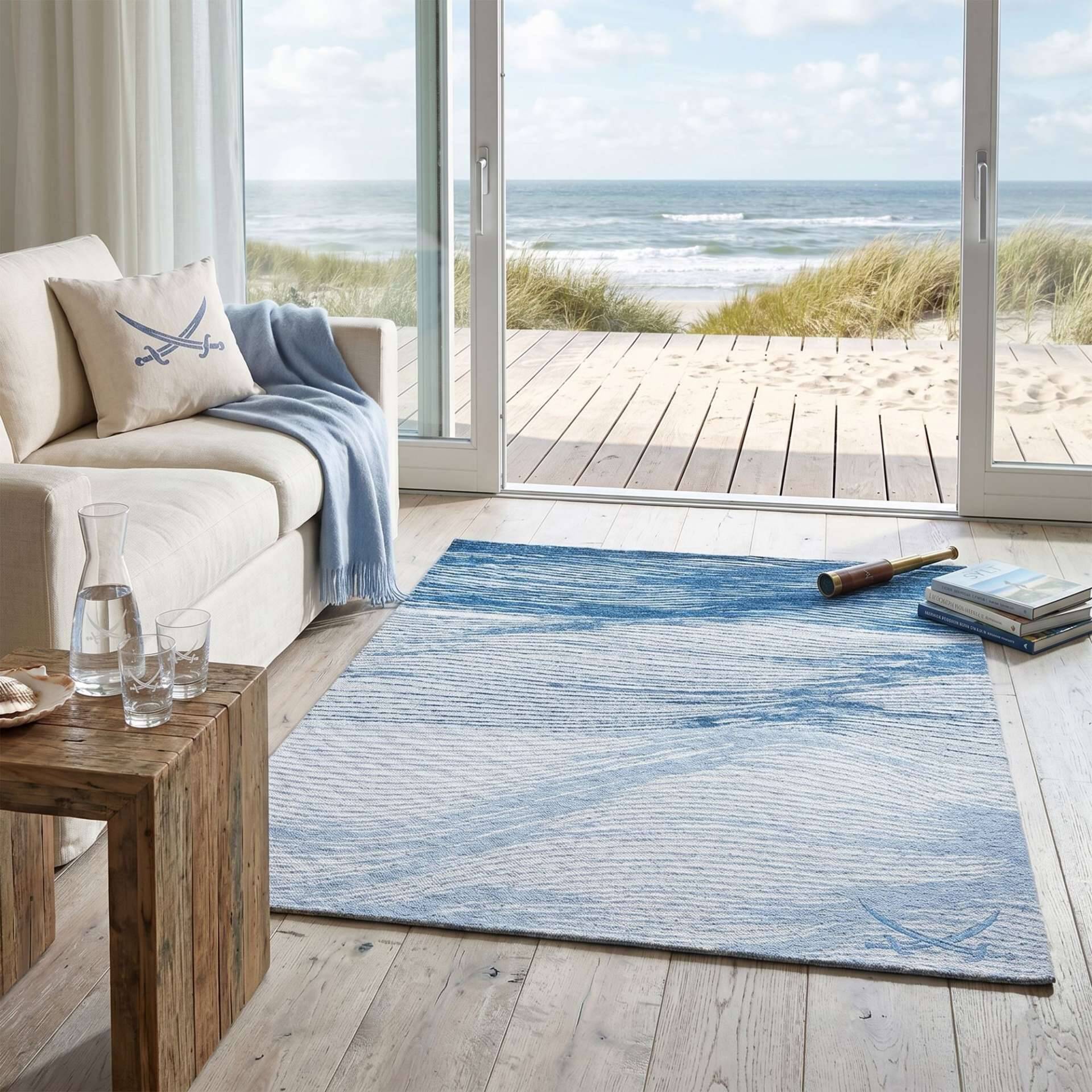 Sansibar Flachgewebe Design Teppich Keitum – Bild 2
