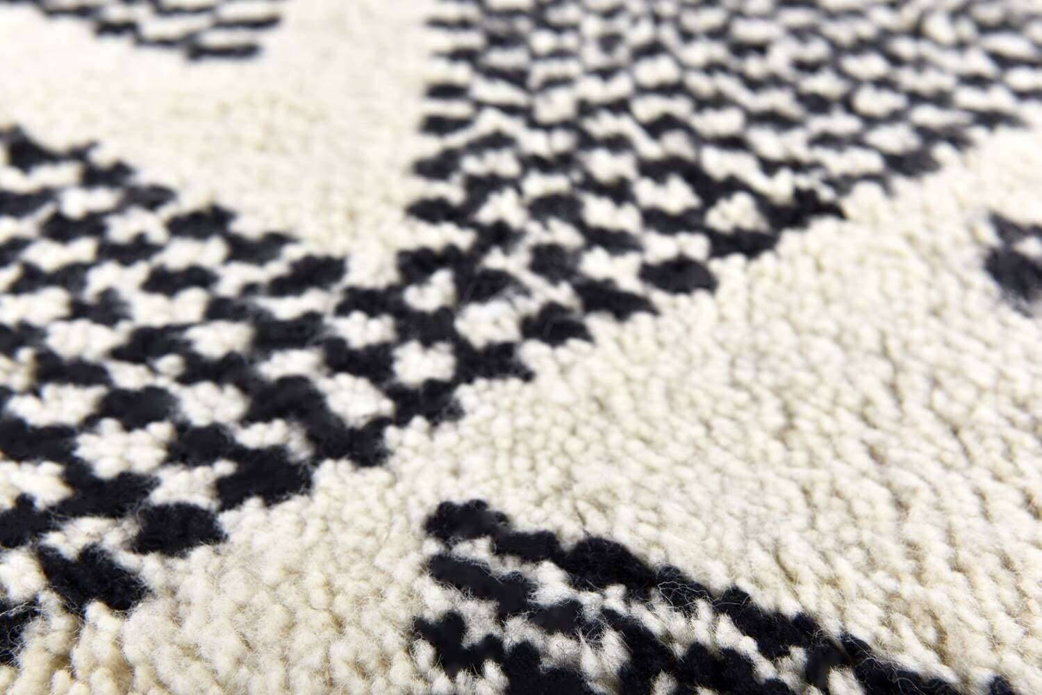 Teppich Boho Beni Ourain 170x240cm Schafwolle – Bild 3