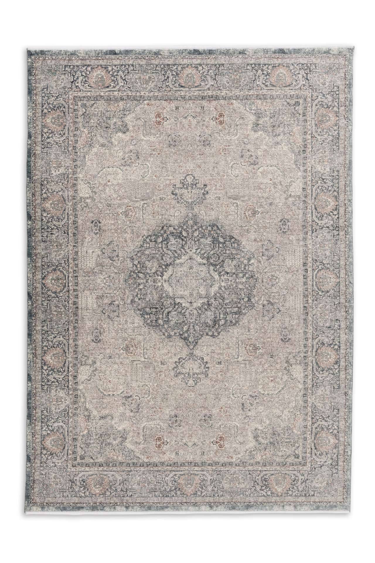 Tropea ca.240x340cm D.243 C.020 Medaillon blau – Bild 1