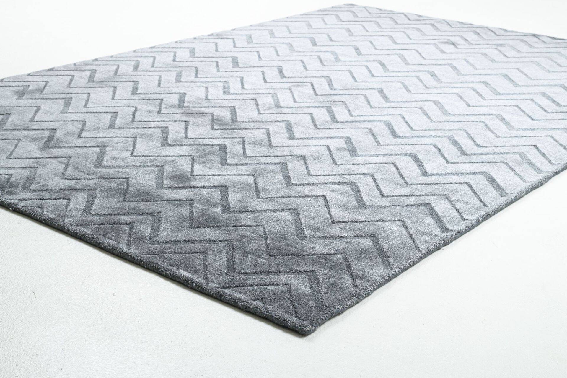 Salvia Teppich Modern Handgewebt Wunschmaß – Bild 6