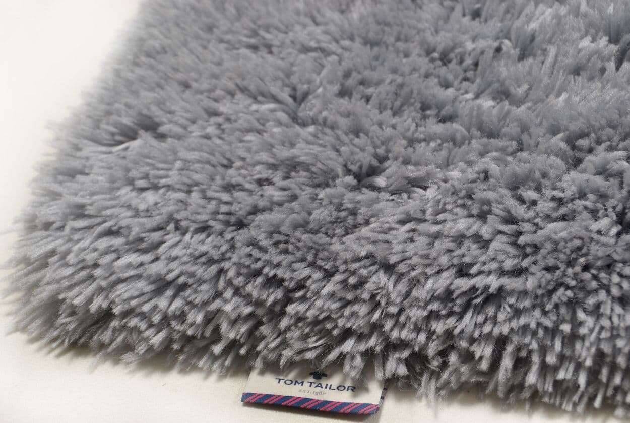 Flocatic Teppich grau uni Hochflor Teppich – Bild 4