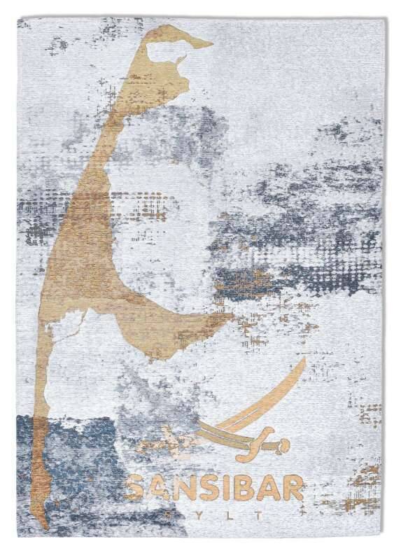 Sansibar Flachgewebe Design Teppich Keitum
