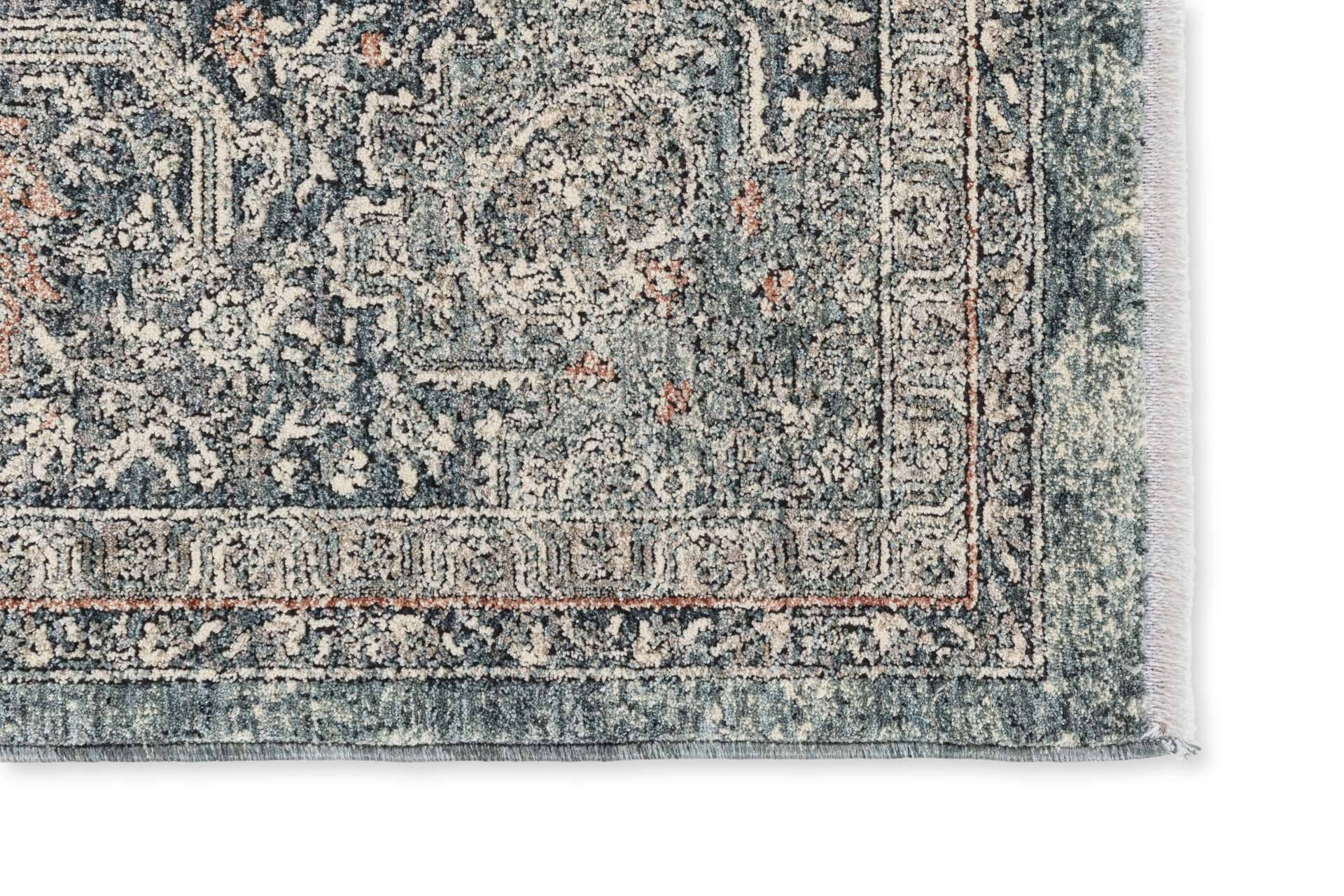 Tropea ca.133x190cm D.243 C.020 Medaillon blau – Bild 8