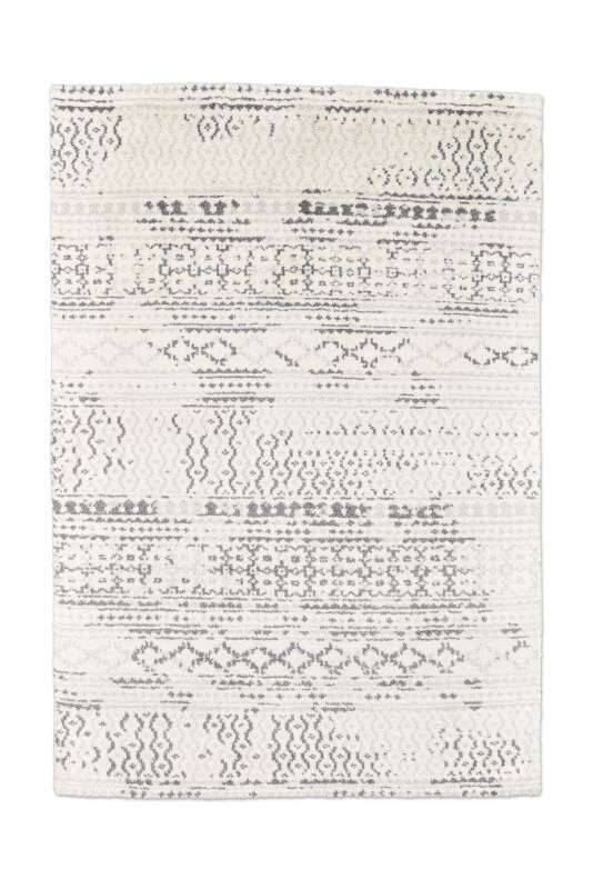 Vintage Design Teppich Soho Handgeknüpft Schurwolle beige 160x230cm