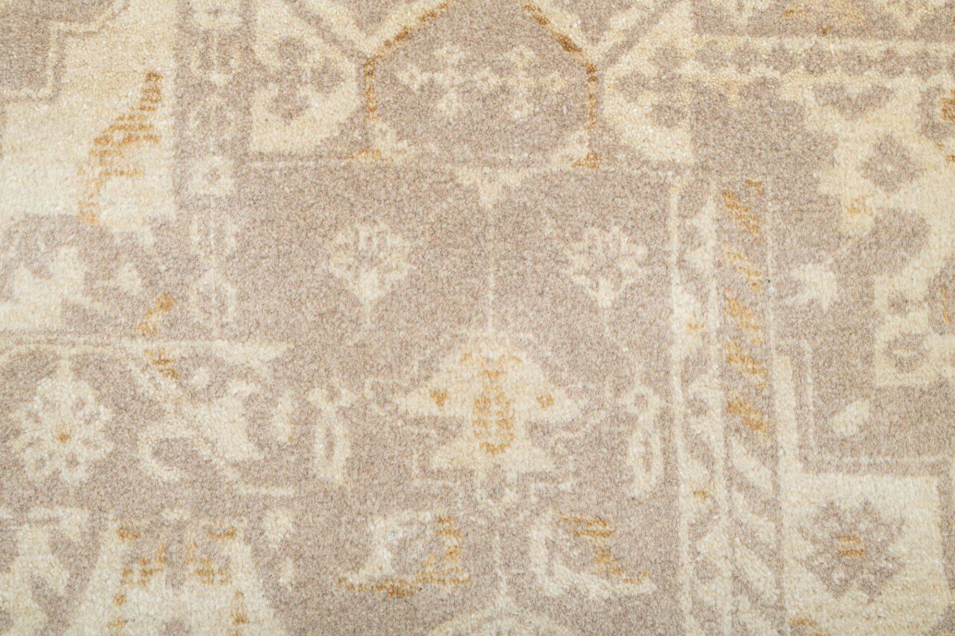 Patchwork Teppich PATCH Handgeknüpft beige 170x240cm   – Bild 3