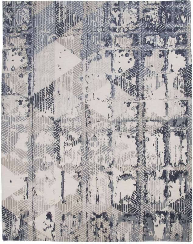 Nepal Teppich Jabu Silk 30 Wolle Seide Design Teppich 245x307cm