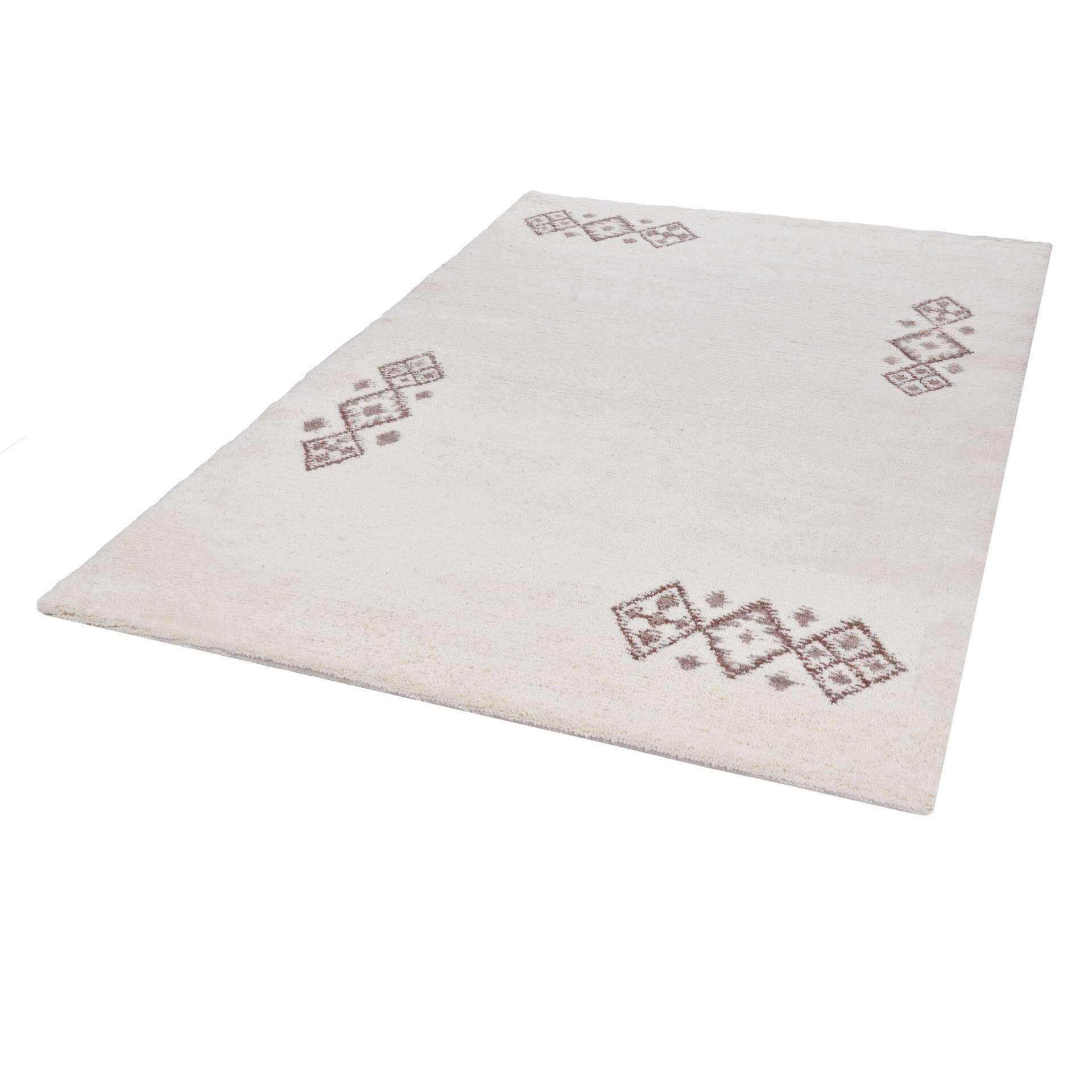 Taza Royal 609-997 Berber Teppich blanc 16/16 double – Bild 2