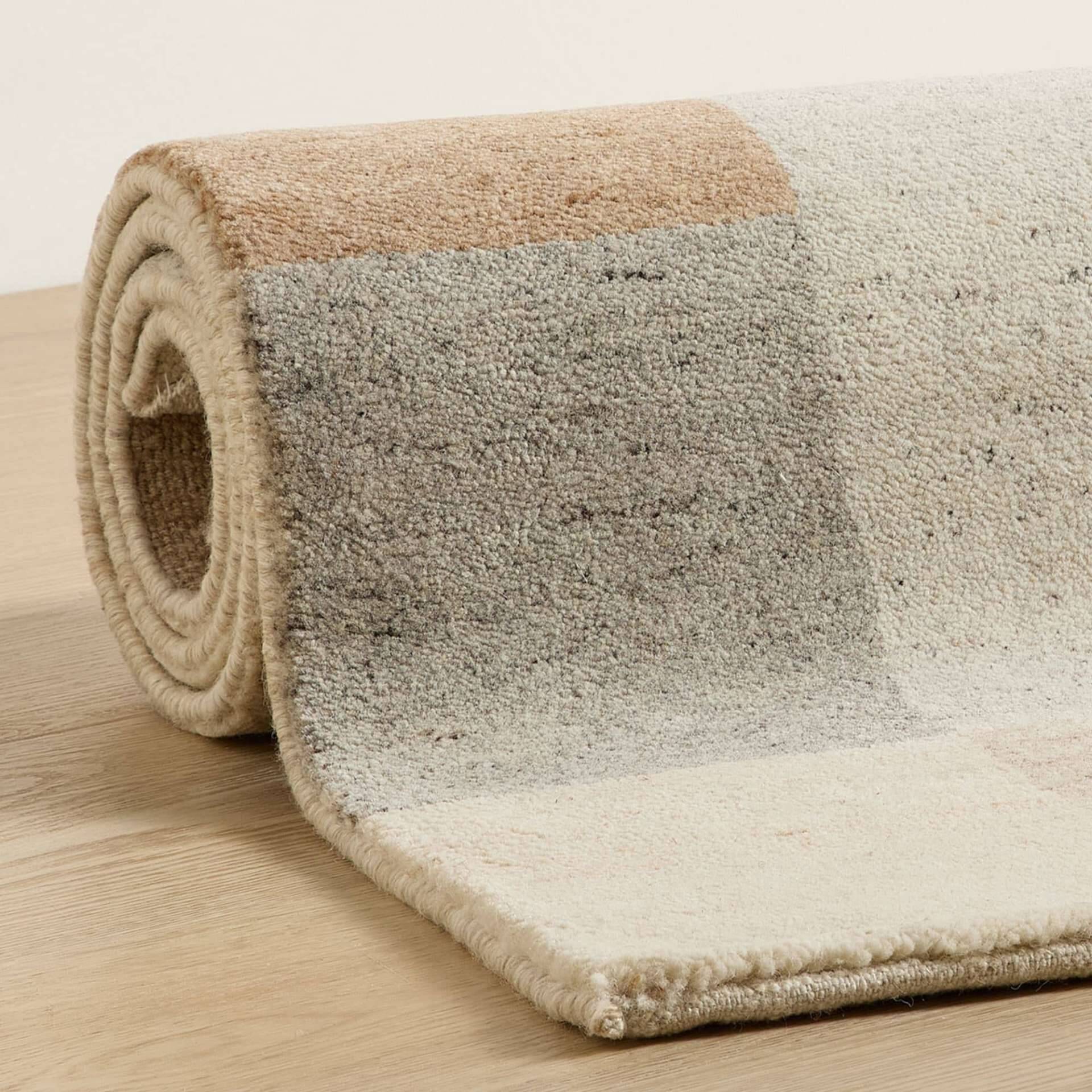 Natur Pur Teppich TERRA Handgeknüpft Schurwolle – Bild 3