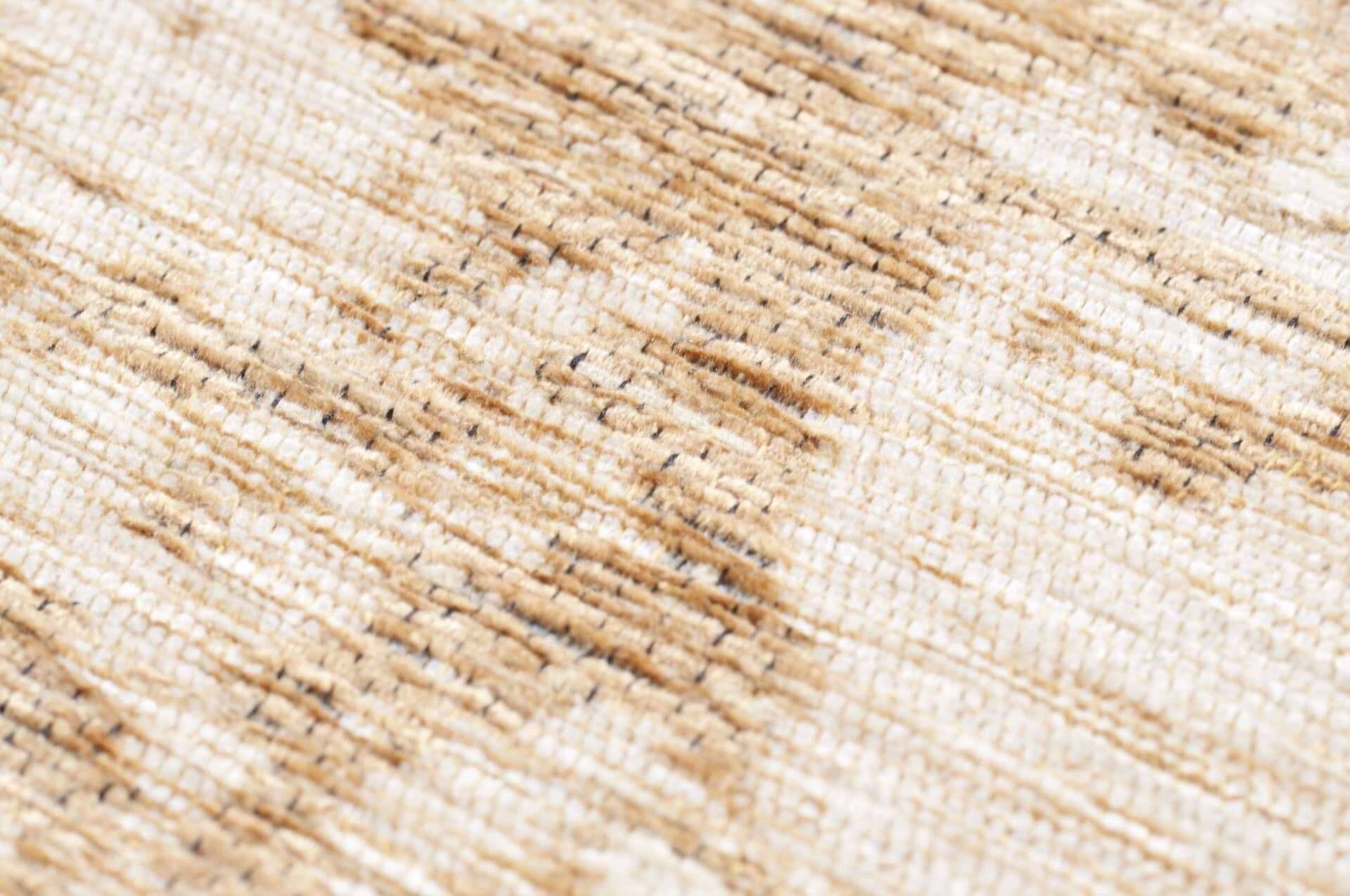 Teppich Fine Lines gold Flachgewebe Flurteppich – Bild 4