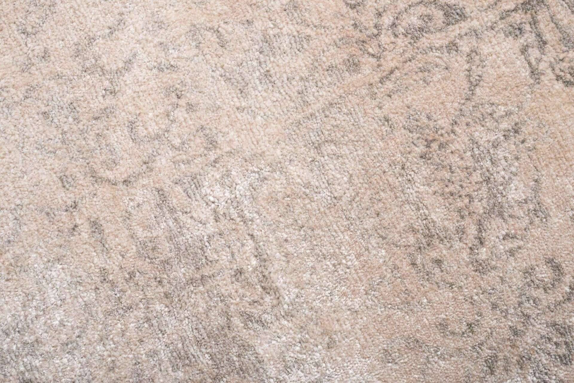 Design Teppich Queensland 170x240cm Handgeknüpft Viskose grau – Bild 2