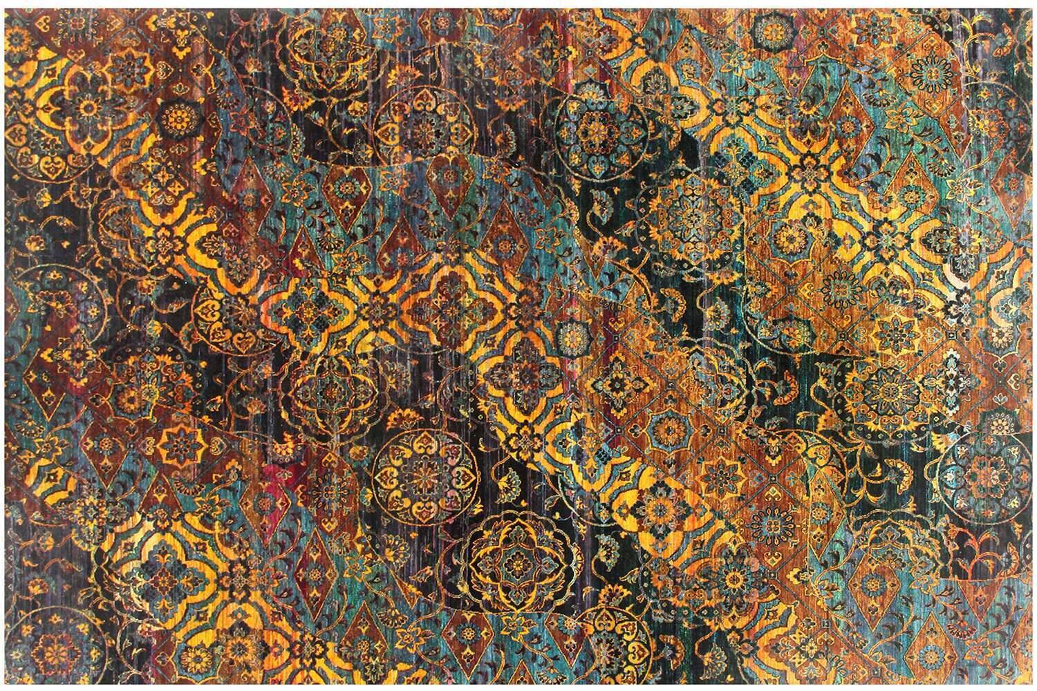 ART Design Teppich Seide multi im Wunschmaß – Bild 2