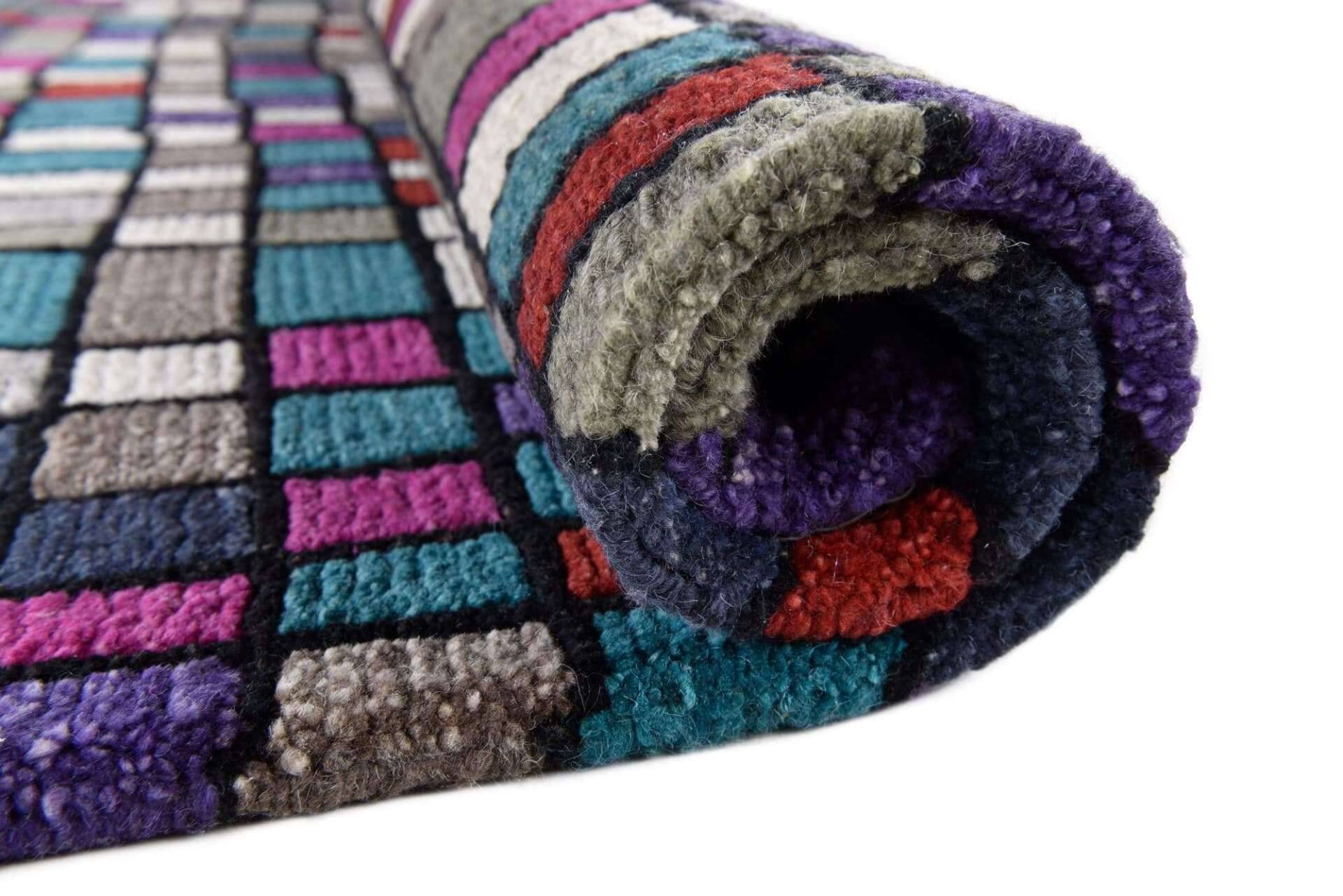 Sangri Nepal Teppich Design R1570 multicolor – Bild 2