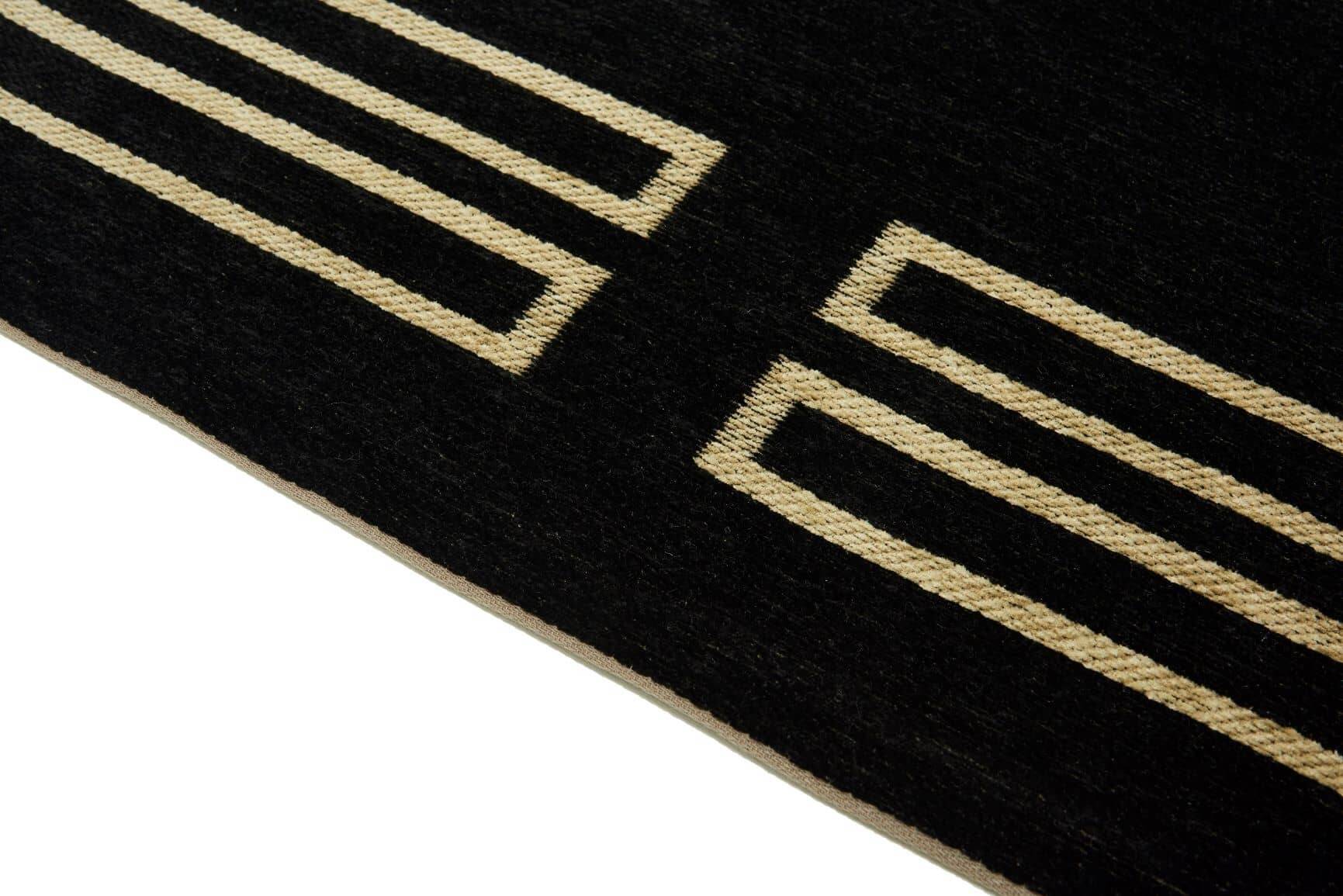 Moderner Teppich ROYAL BLACK - Waschbarer Teppich – Bild 2