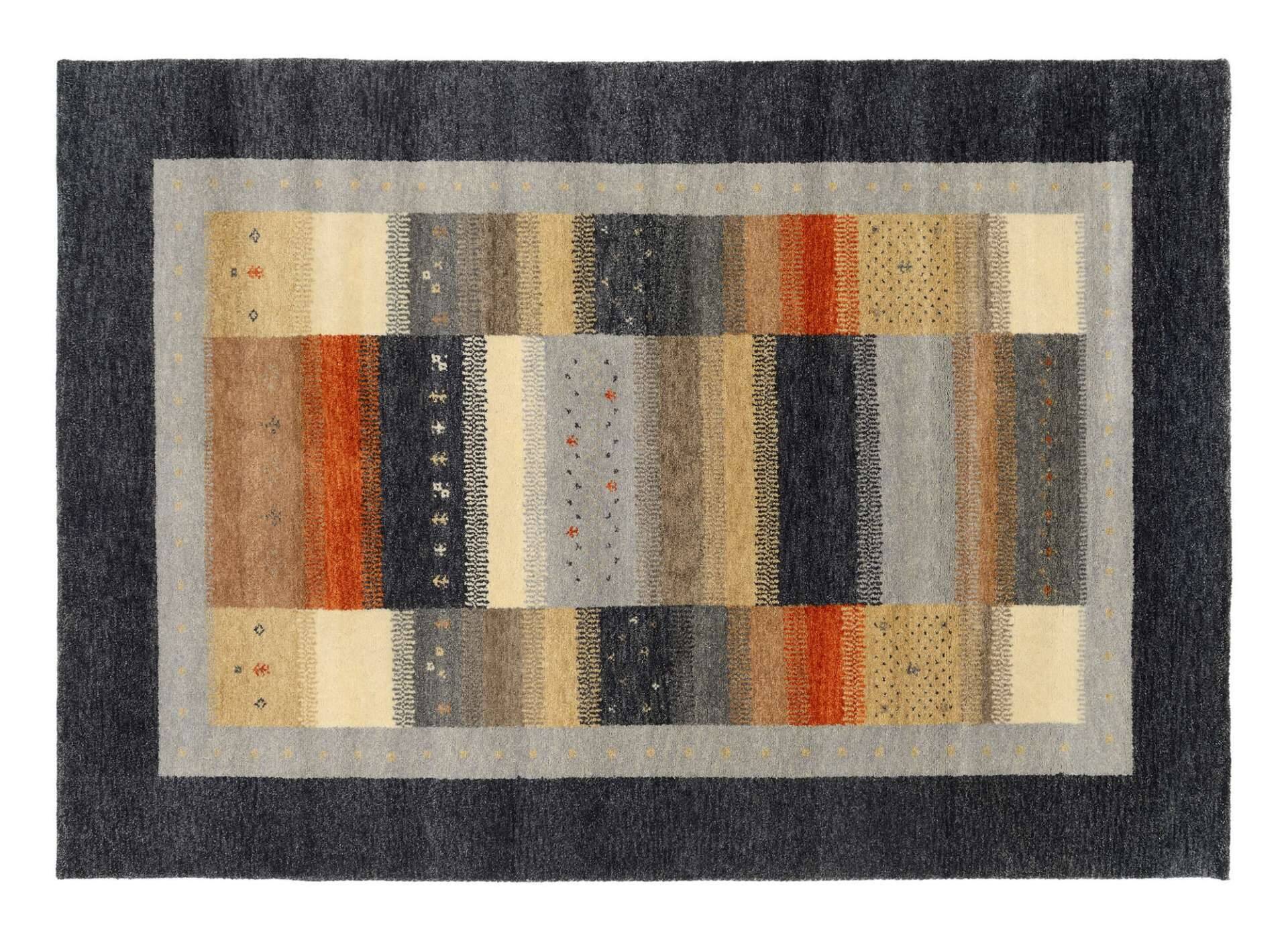 Teppich Intense Sona Gabbeh Design Handgeknüpft Schurwolle – Bild 8