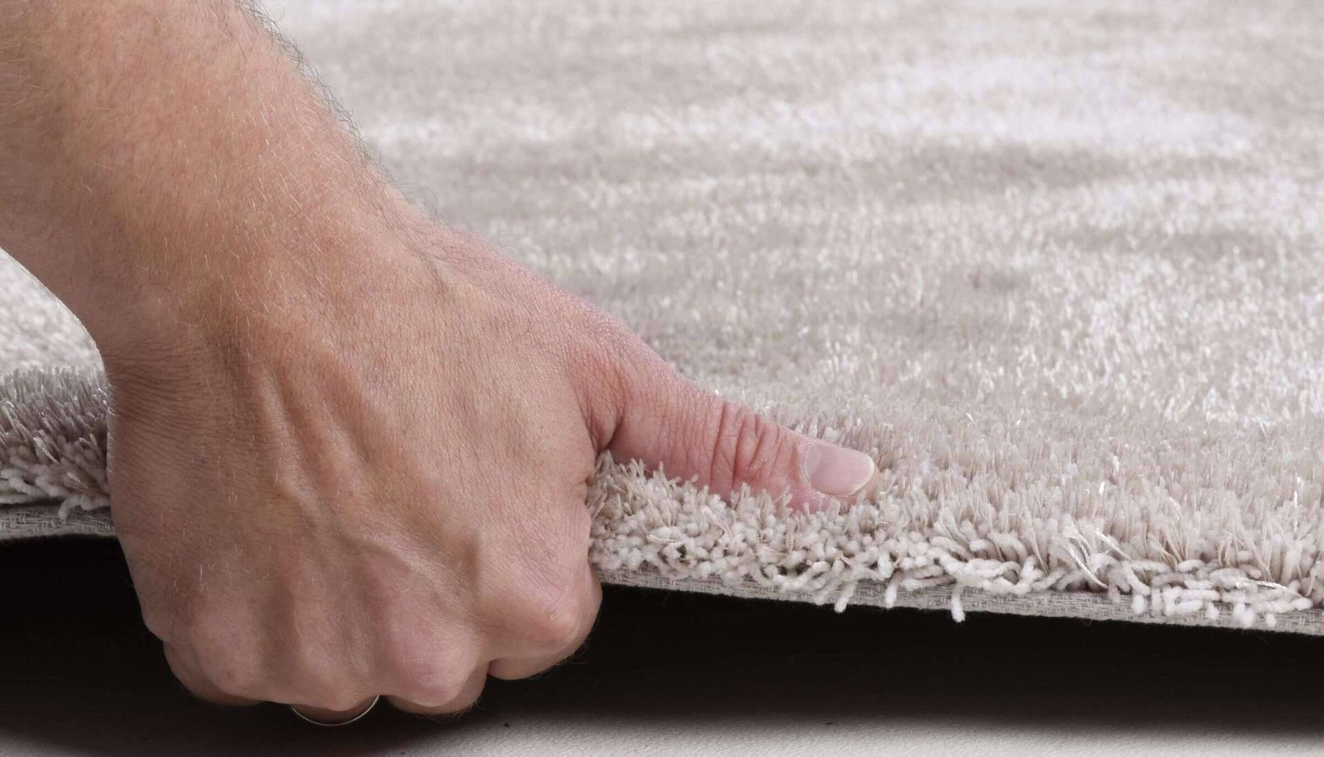 Teppich uni Alessia Shaggy Kuschelteppich – Bild 5