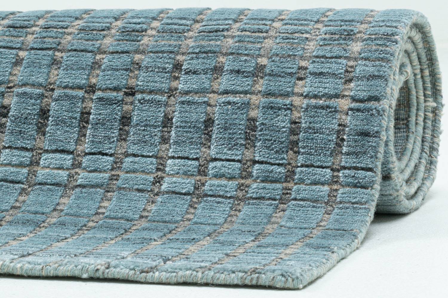 Designteppich Tuzla Einzelstück Viskose Schurwolle 140x200cm – Bild 7