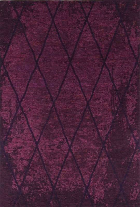 Teppich Fine Lines berry Flachgewebe Flurteppich
