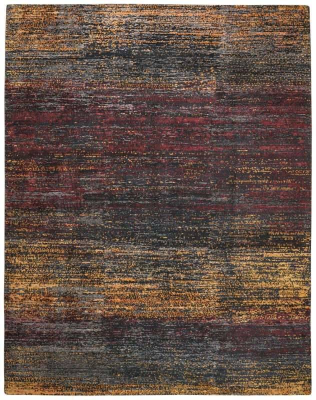 Nepal Teppich Rib Eye Silk 60 Design Seide Wolle 140x200 cm