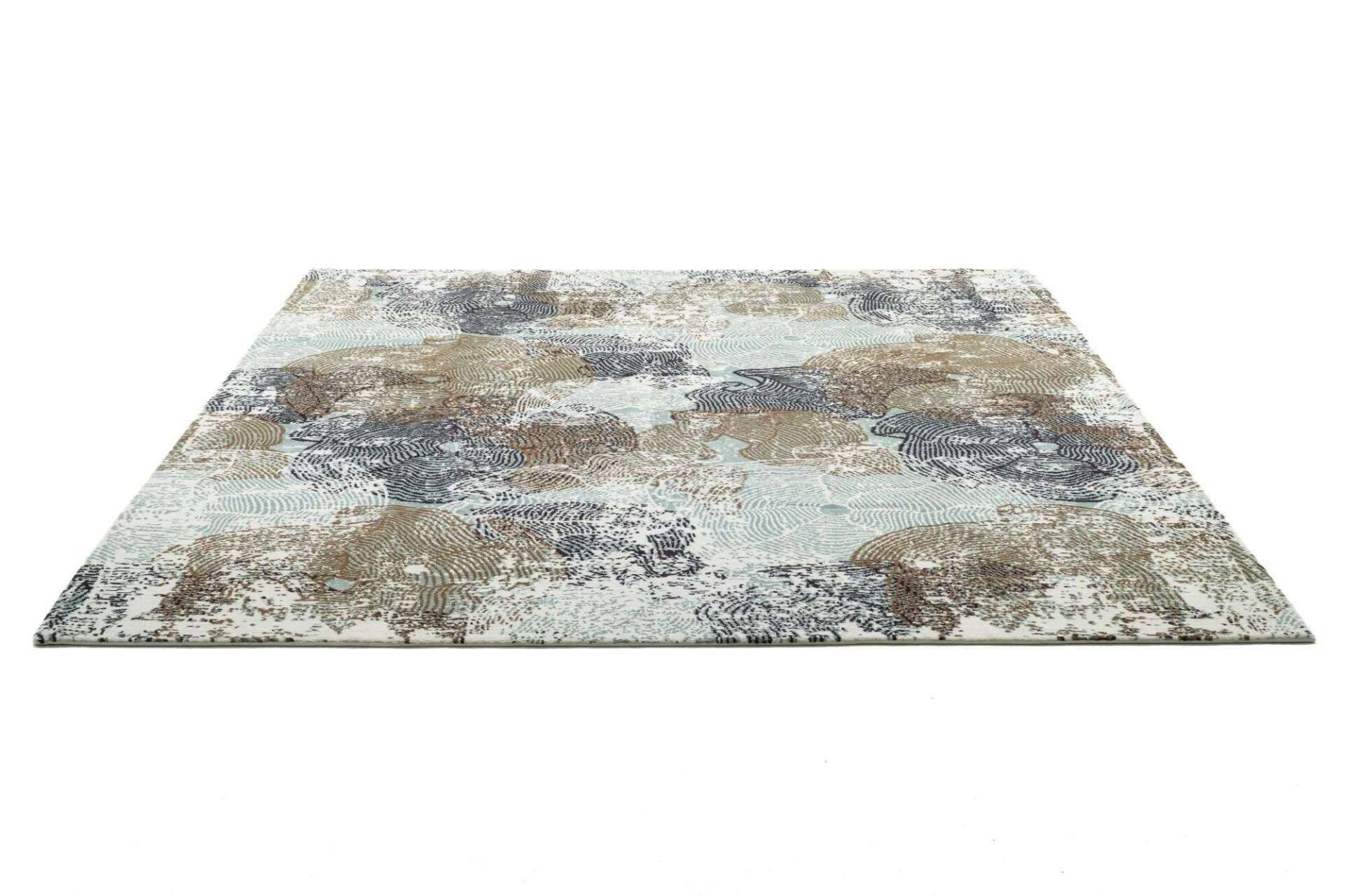 Nepal Teppich Jabu Silk 60 Wolle Seide Design Teppich 245x312cm – Bild 5