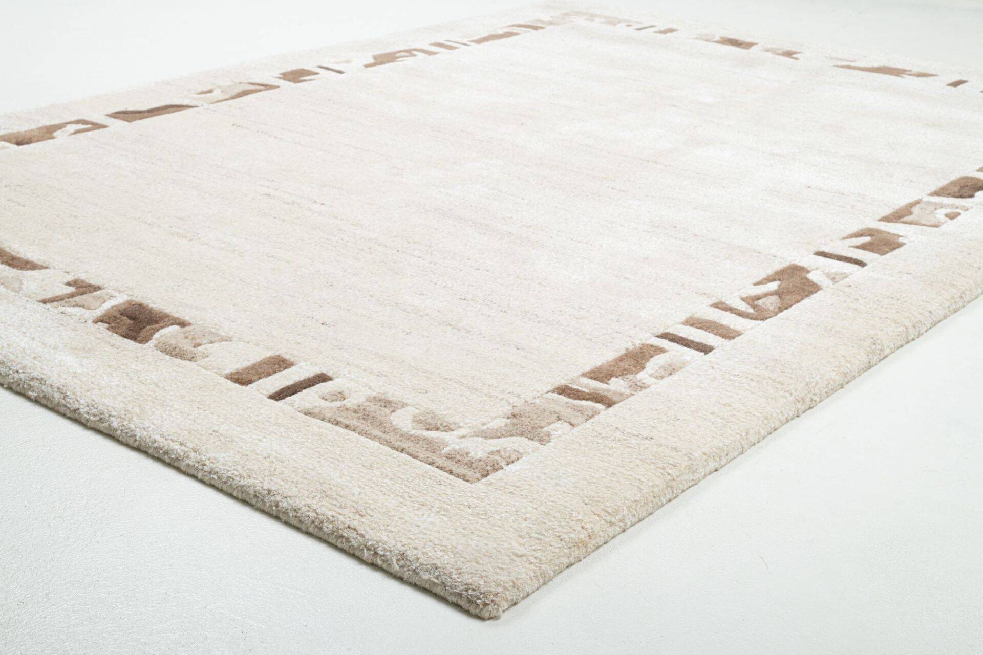 Naturteppich Cologne Silk Handgeknüpft beige 160x230cm – Bild 6
