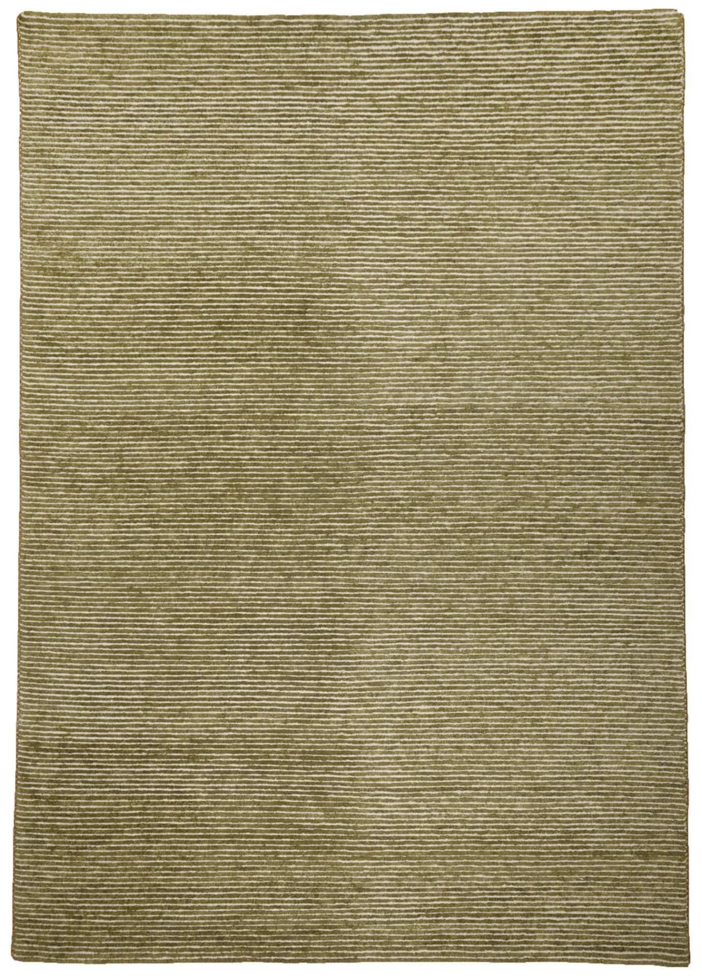 Handgeknüpfter Nepal Teppich Talonga Rib grün 160x230cm – Bild 1
