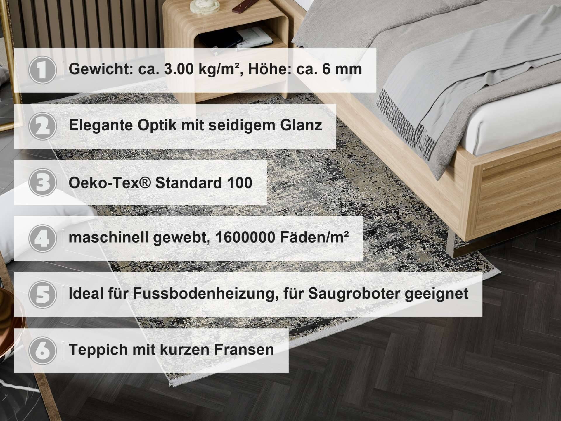 OCI Teppich Arcadia Plaza – Vintage Teppich – Bild 2