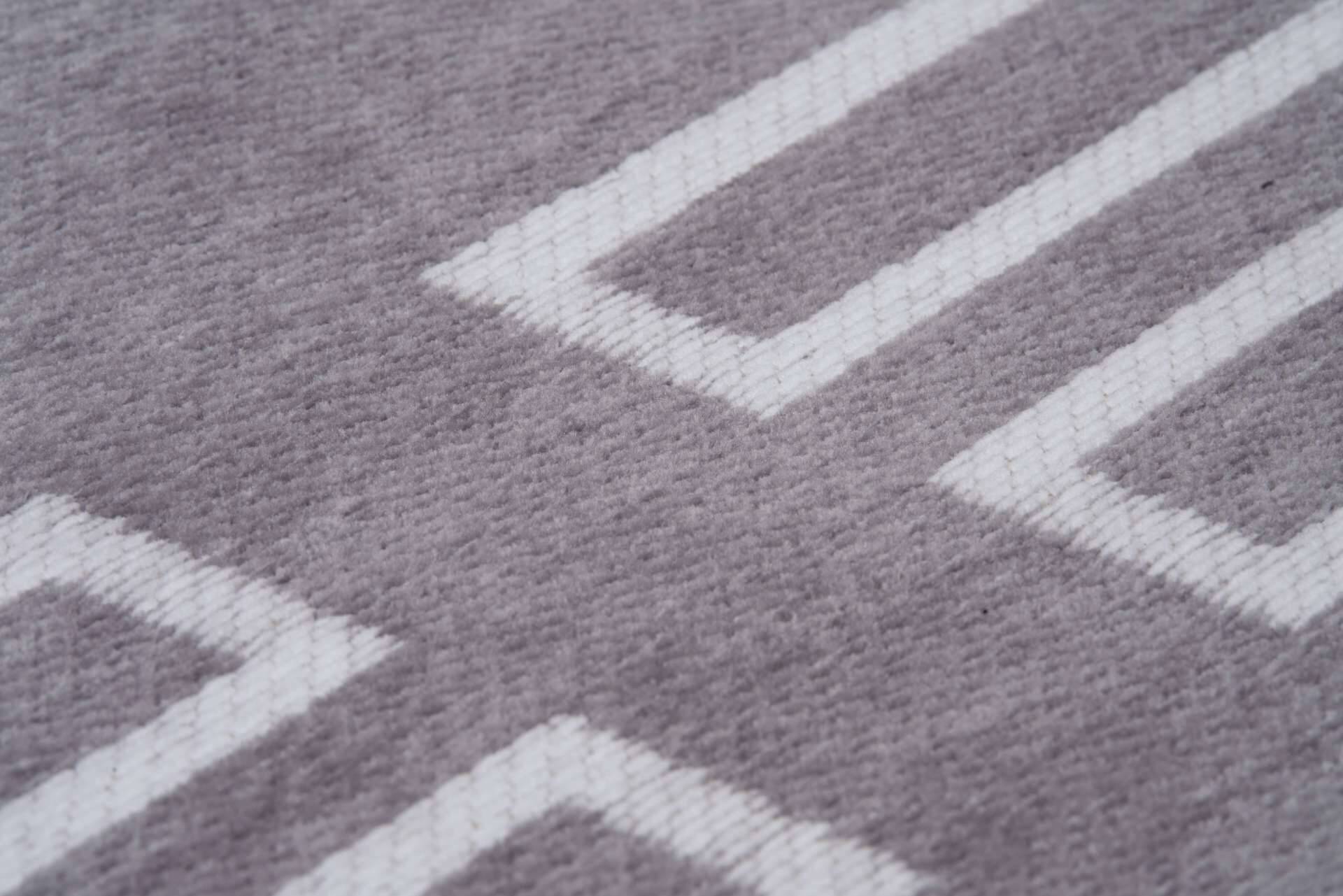 Moderner Teppich ROYAL GRAY - Waschbarer Teppich – Bild 2