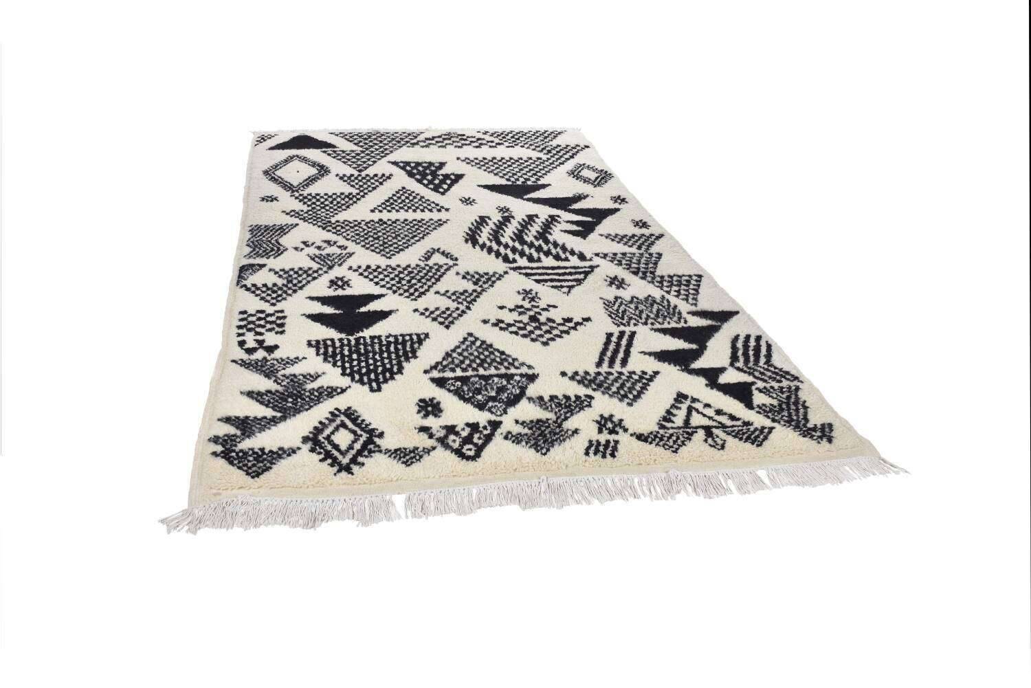 Teppich Boho Beni Ourain 170x240cm Schafwolle – Bild 7