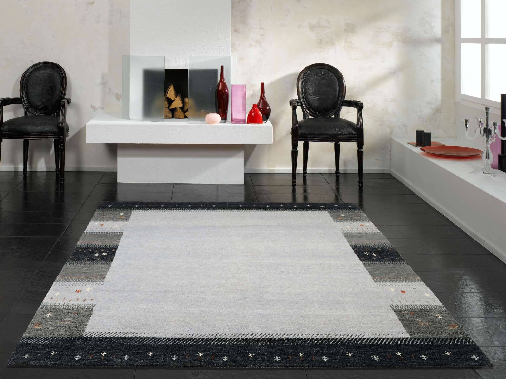 Teppich Intense Mala Gabbeh Design Handgeknüpft Schurwolle – Bild 4