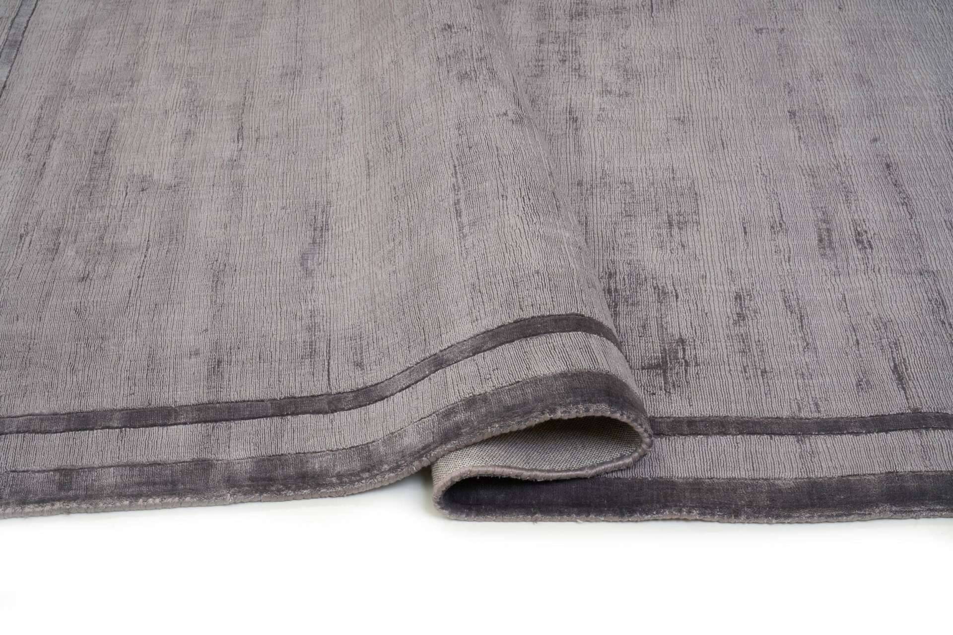 Moderner Teppich FRAME STEEL GREY – Bild 5