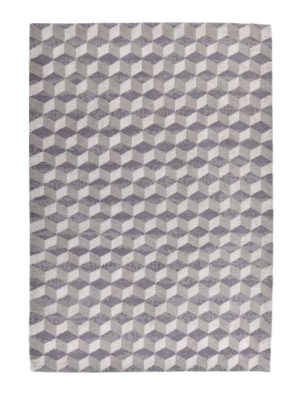 Monsulo Design Nepal Teppich 160x232 cm grau