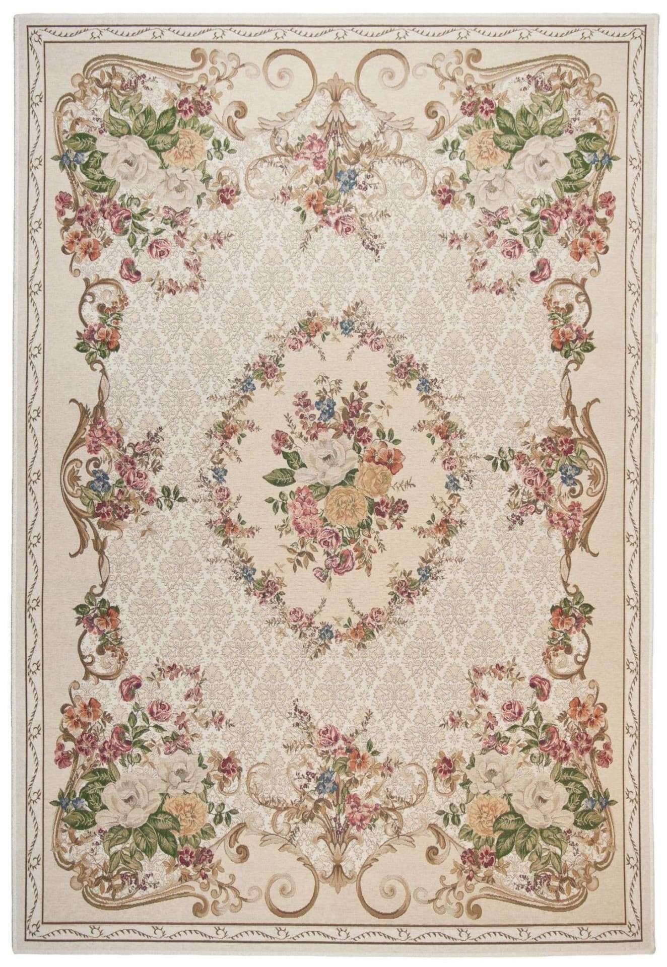 Moderner Teppich Flomi Florence Teppich Blumen – Bild 1