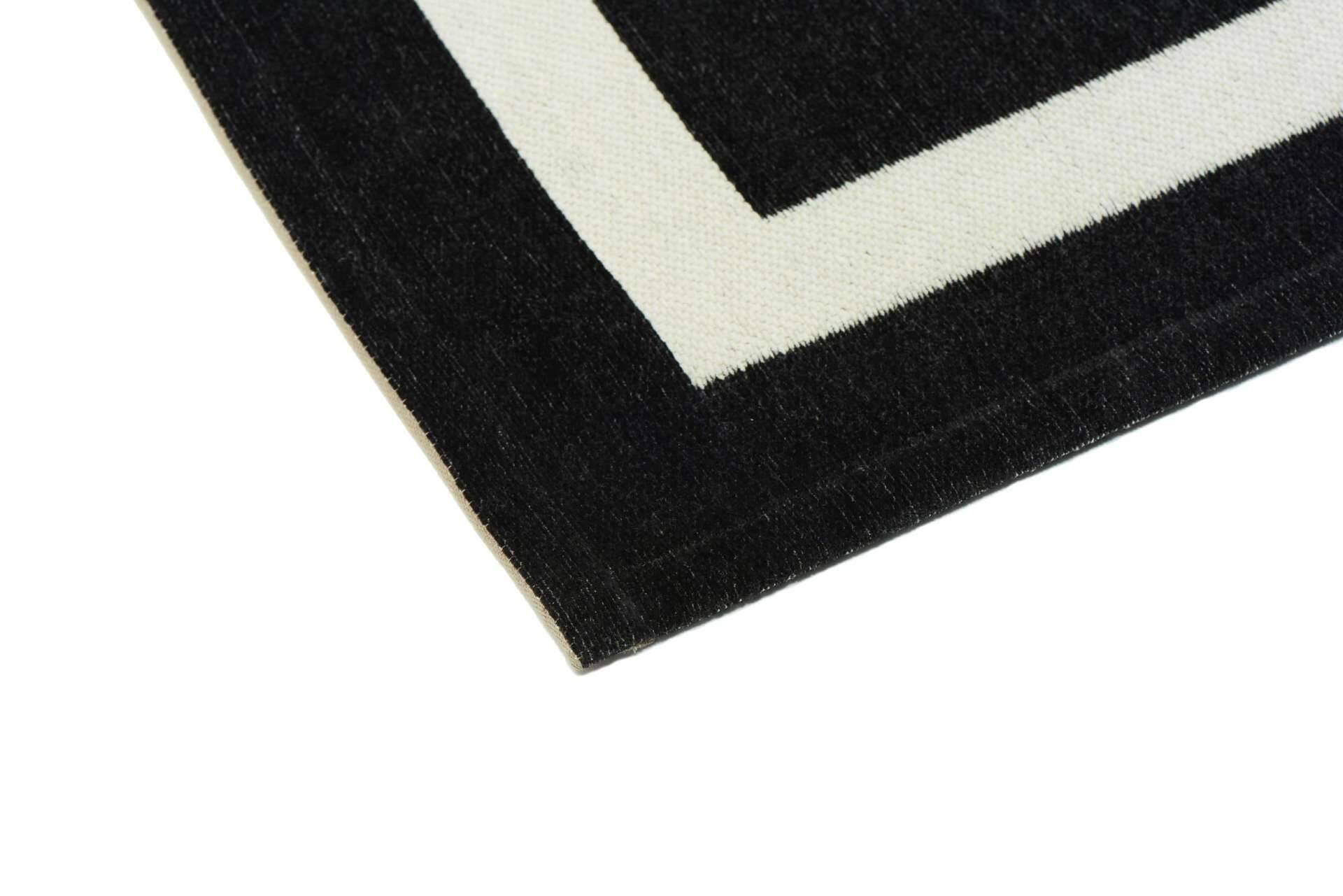 Moderner Teppich HAMPTON BLACK - Waschbarer Teppich – Bild 2