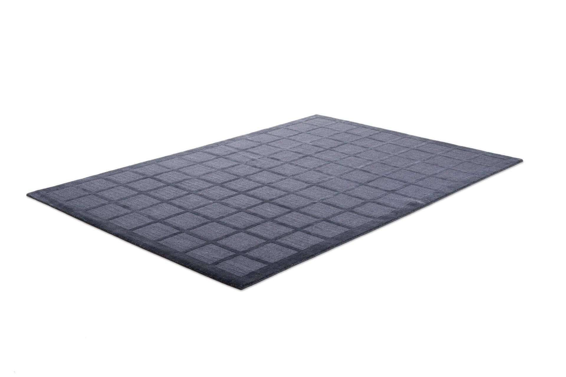 Trend Teppich Taimur 160x230cm Handgearbeitet Schurwolle blau – Bild 5