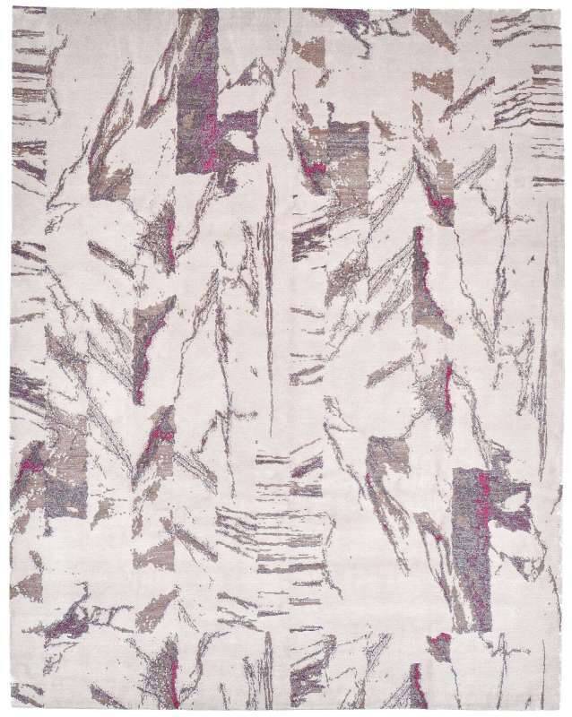Nepal Teppich Jabu Silk 60 Wolle Seide Design Teppich 247x307cm