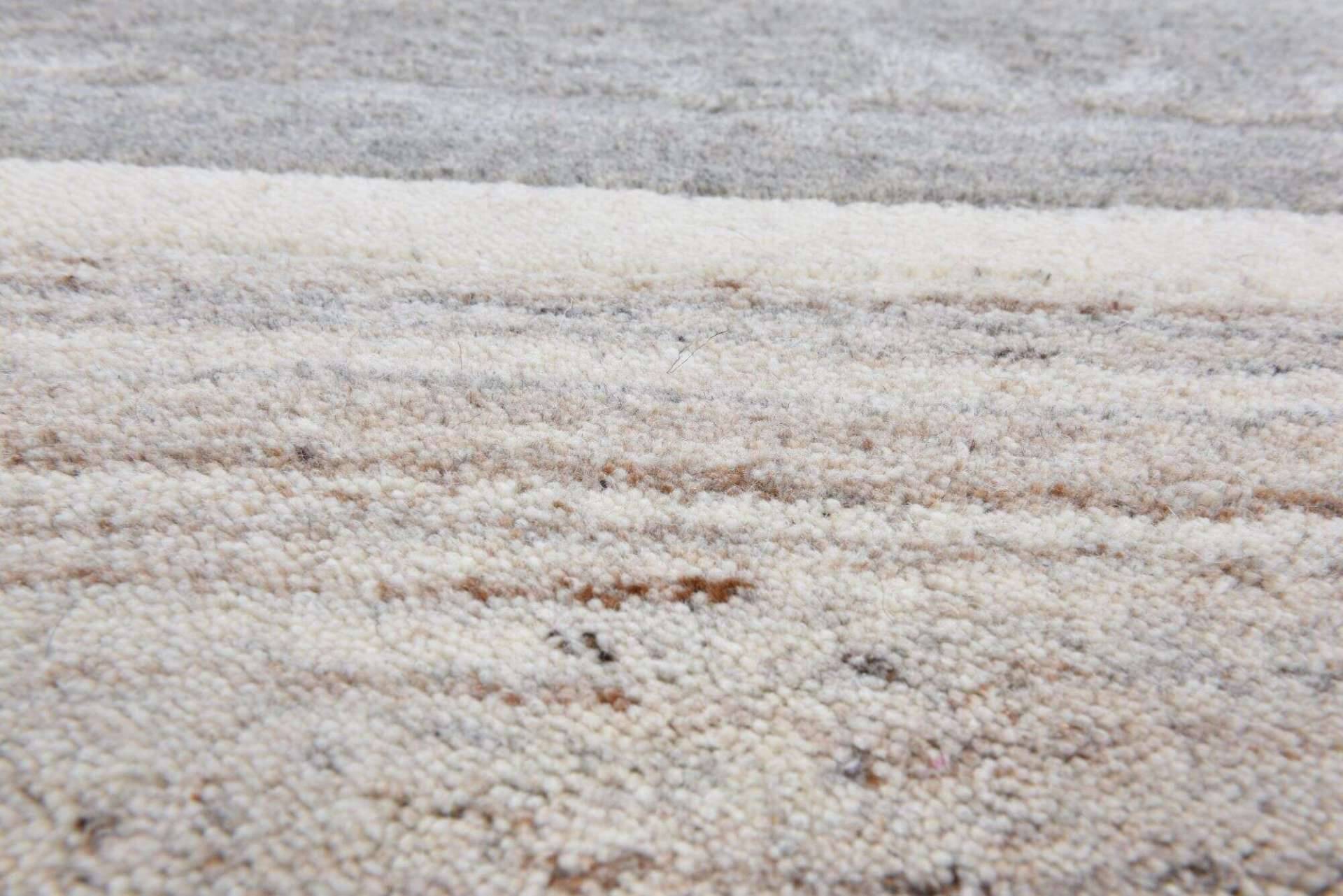 Lori Dream Super beige Teppich Handgewebt Reine Schurwolle – Bild 4