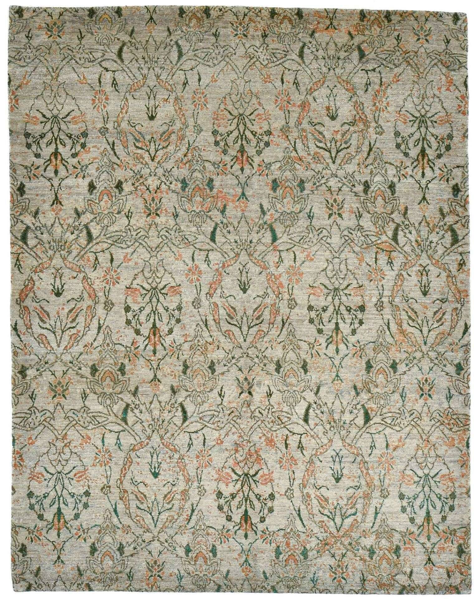 Nepal Teppich Mugu 100 Wolle Schurwolle Design Modern 246x311cm – Bild 1