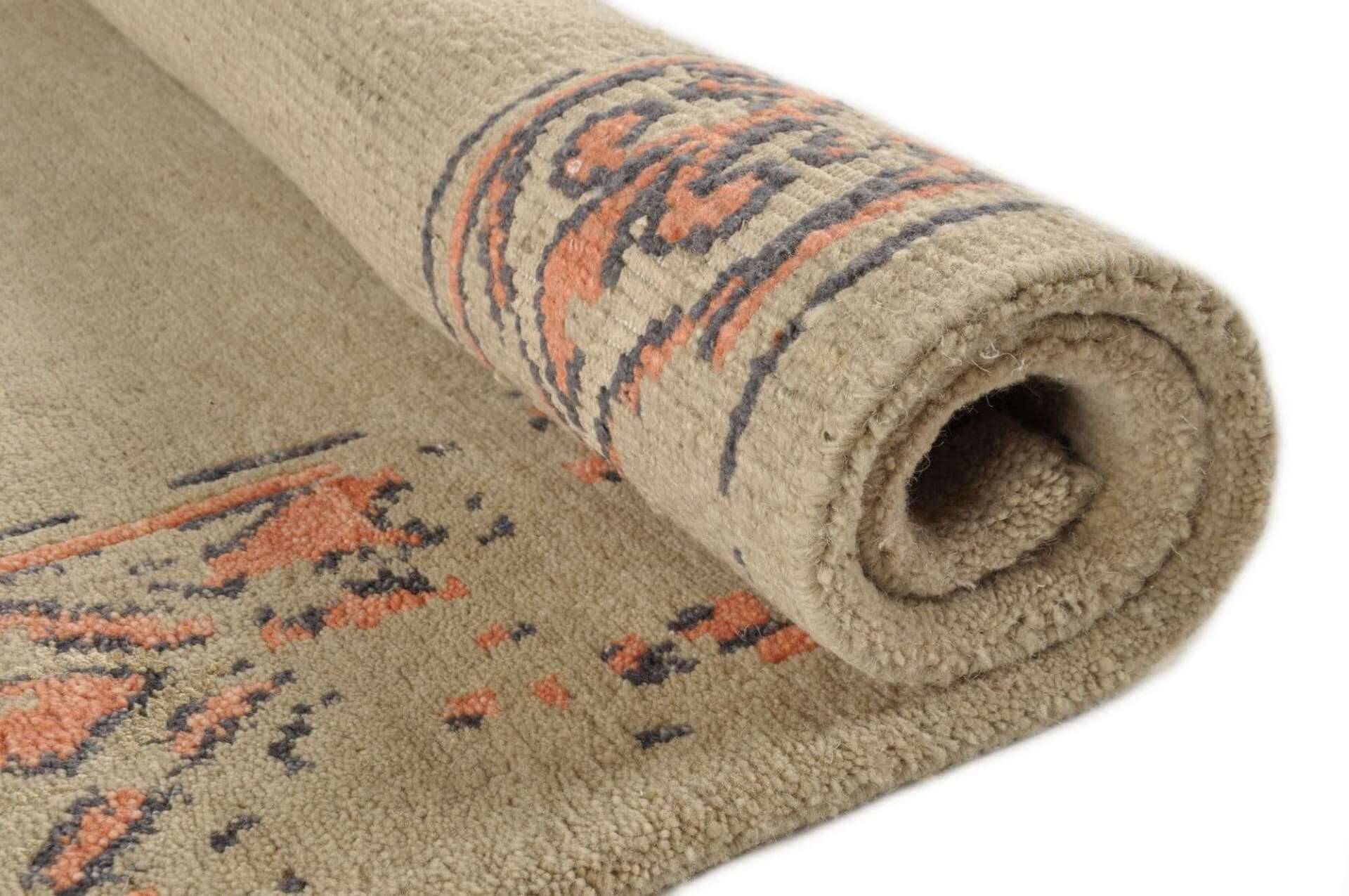 Talonga-Silk Nepalteppich RSK575-D190 im Wunschmaß – Bild 2