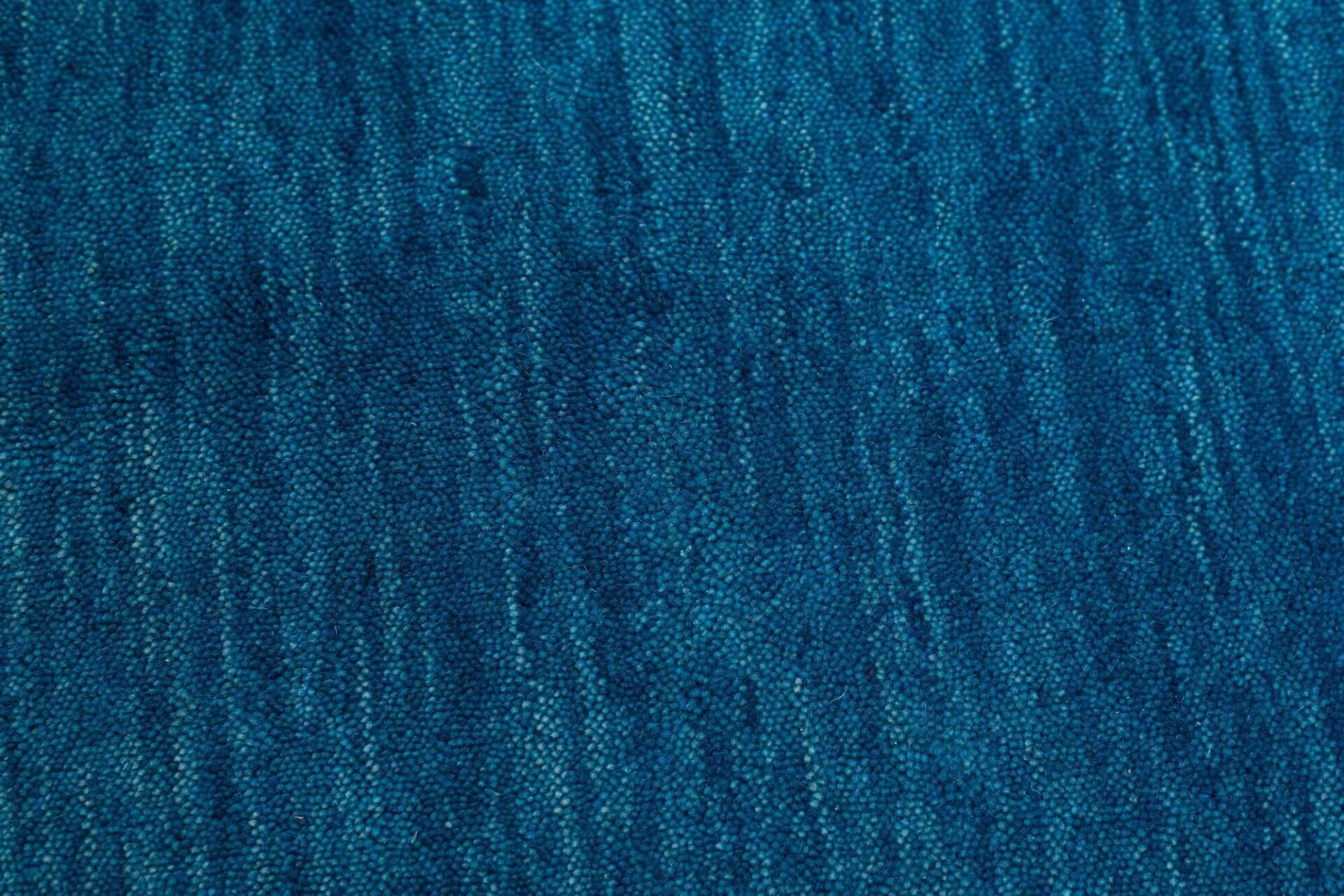 Handwebteppich Holi Schurwolle Naturteppich Teppich uni – Bild 2