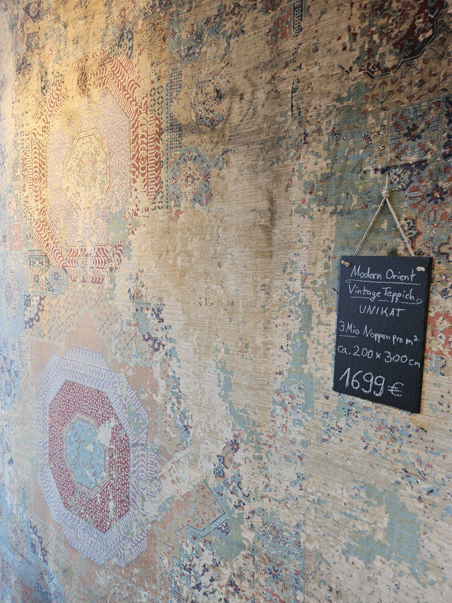 Modern Orientteppich 200x300 cm Multicolor "EINZELSTÜCK" – Bild 5