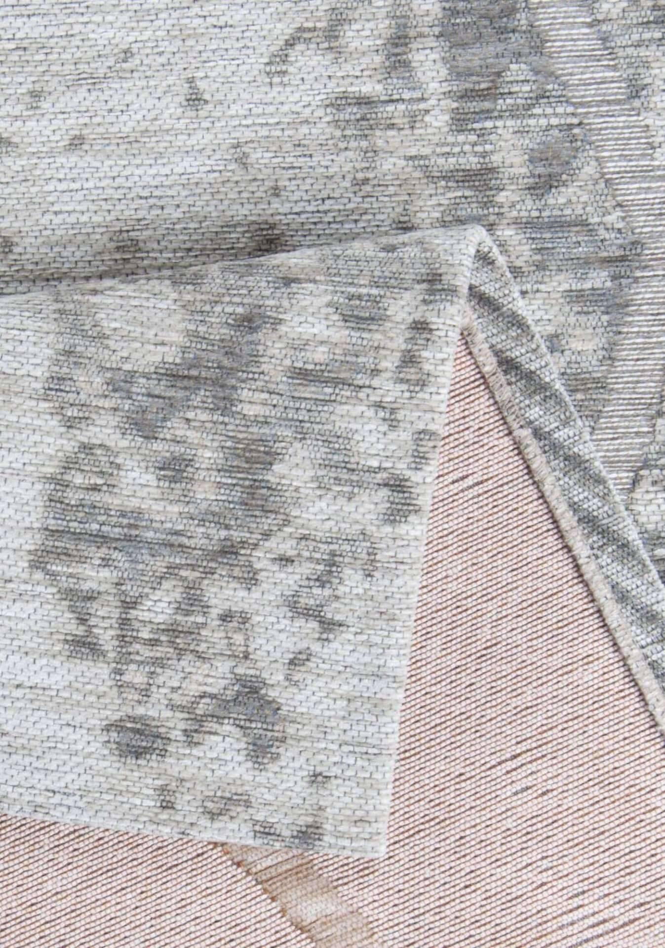Teppich Fine Lines silber Flachgewebe Flurteppich – Bild 6