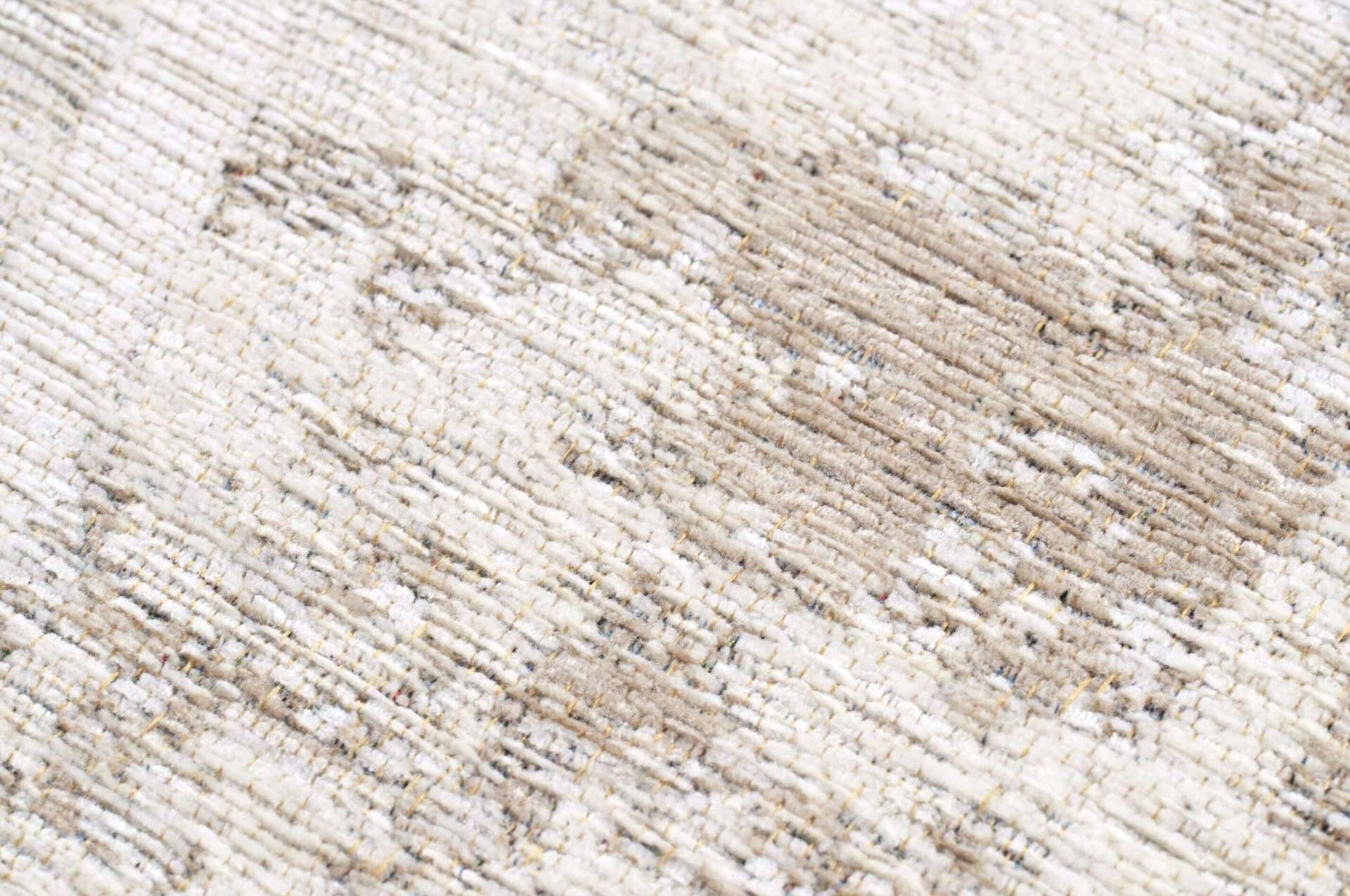 Teppich Fine Lines beige Flachgewebe Flurteppich – Bild 2