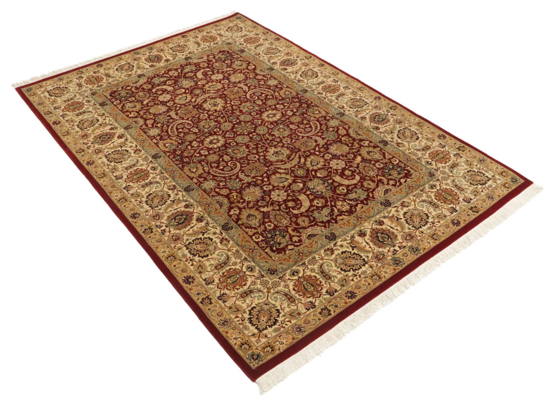 Teppich Pakistan Fein 126x185 cm reine Wolle – Bild 6