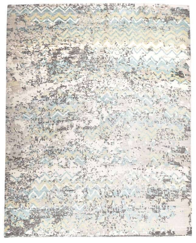 Nepal Teppich Rib Eye Silk 60 Wolle Seide Design Unikat 244x306cm