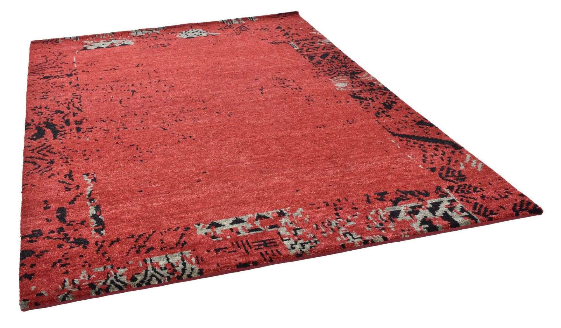 Sangri Nepal Teppich 163x235 cm Design RS581 red/multi – Bild 3