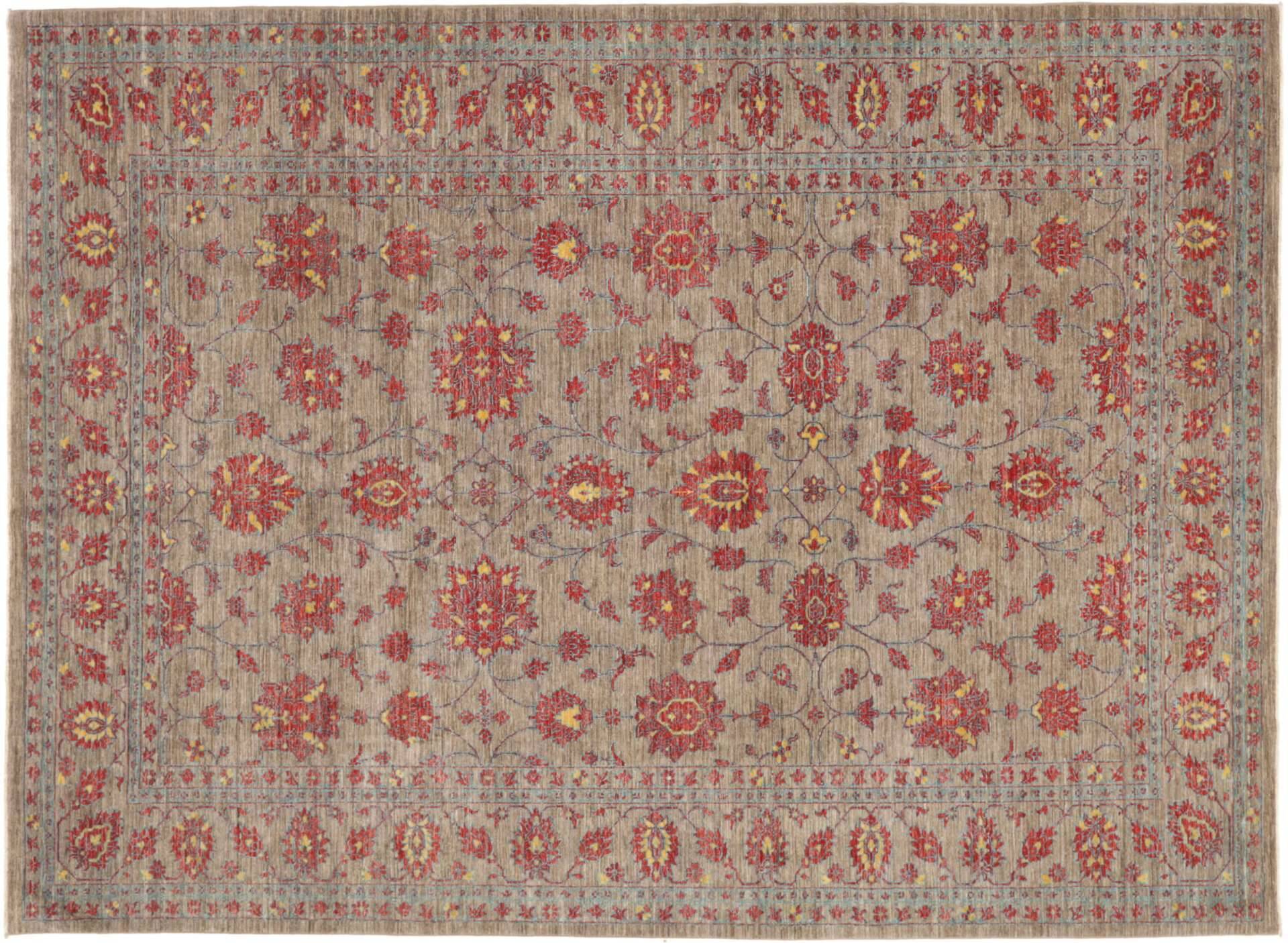 Ziegler Teppich 250x346 cm Orientteppich braun Handgeknüpft Wolle – Bild 9