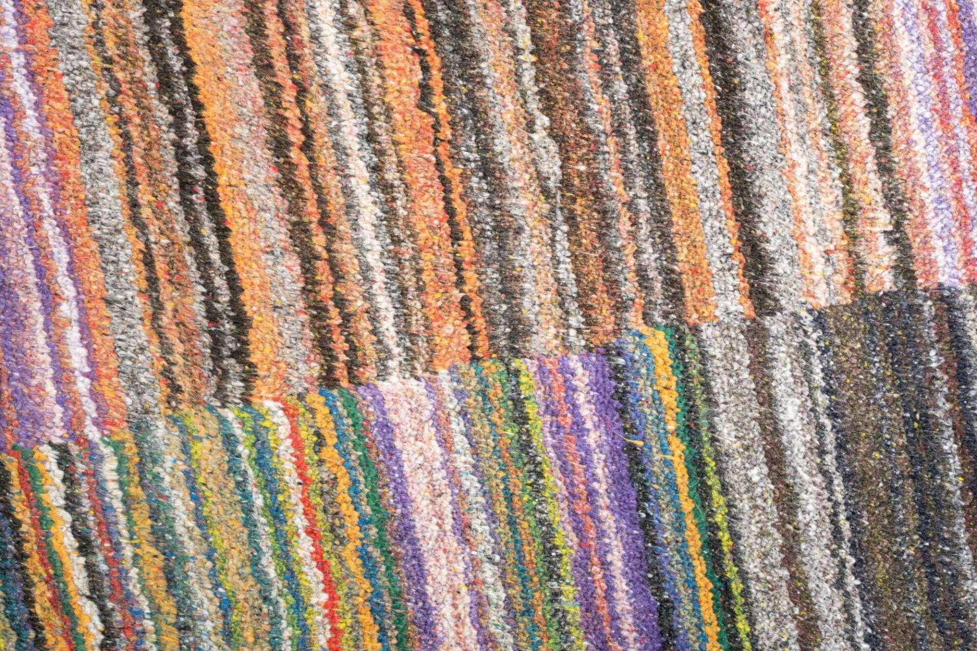 Teppich Modern Nevada Viscose Handgewebt 160x230cm bunt – Bild 4