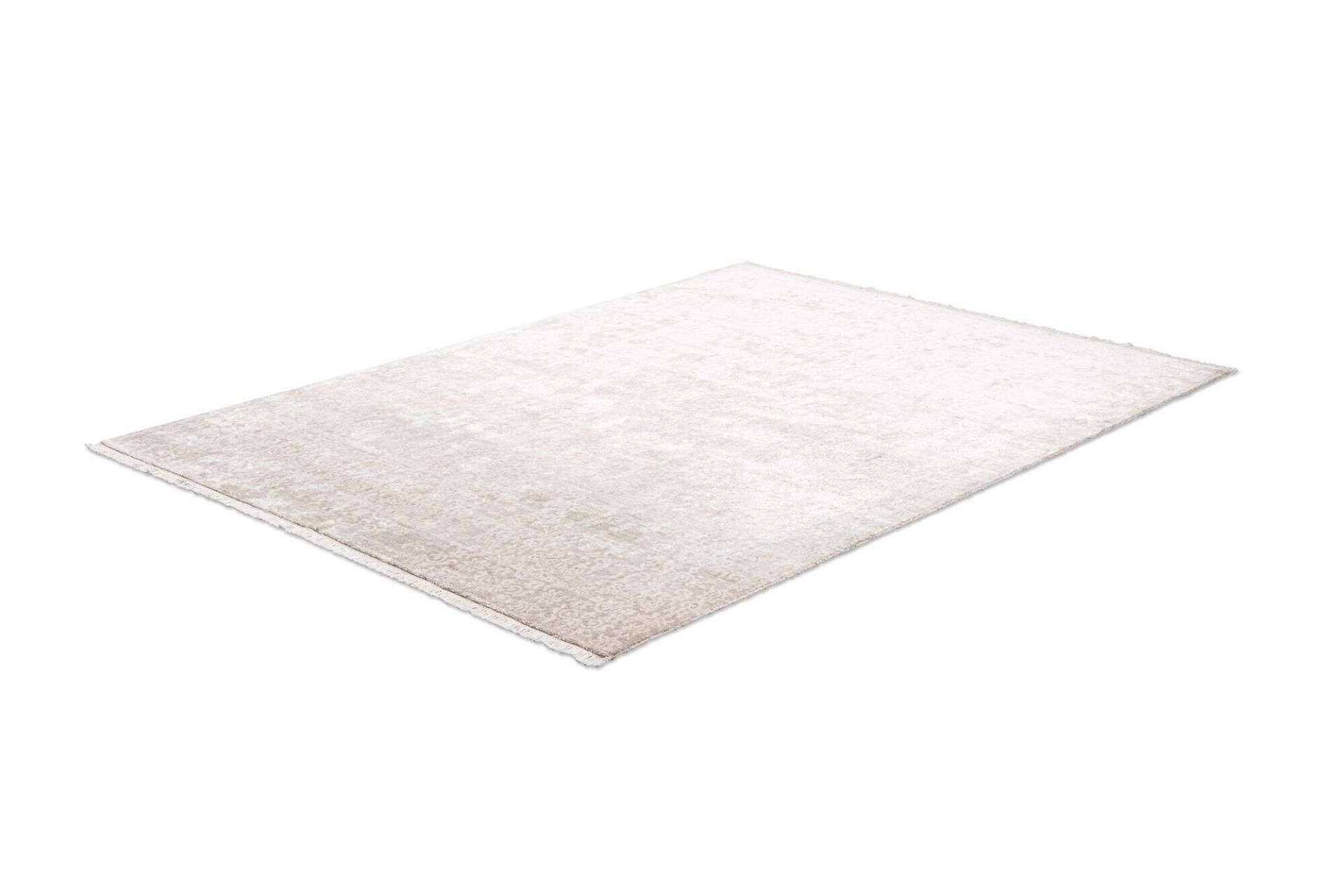 Design Teppich Queensland 170x240cm Handgeknüpft Viskose beige – Bild 7