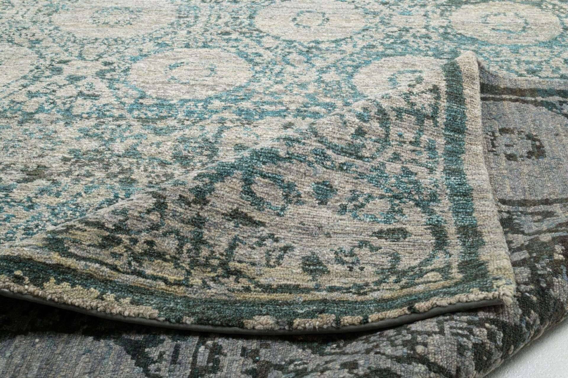 Nepal Teppich Mugu 100 Wolle Schurwolle Design Modern 246x309cm – Bild 4