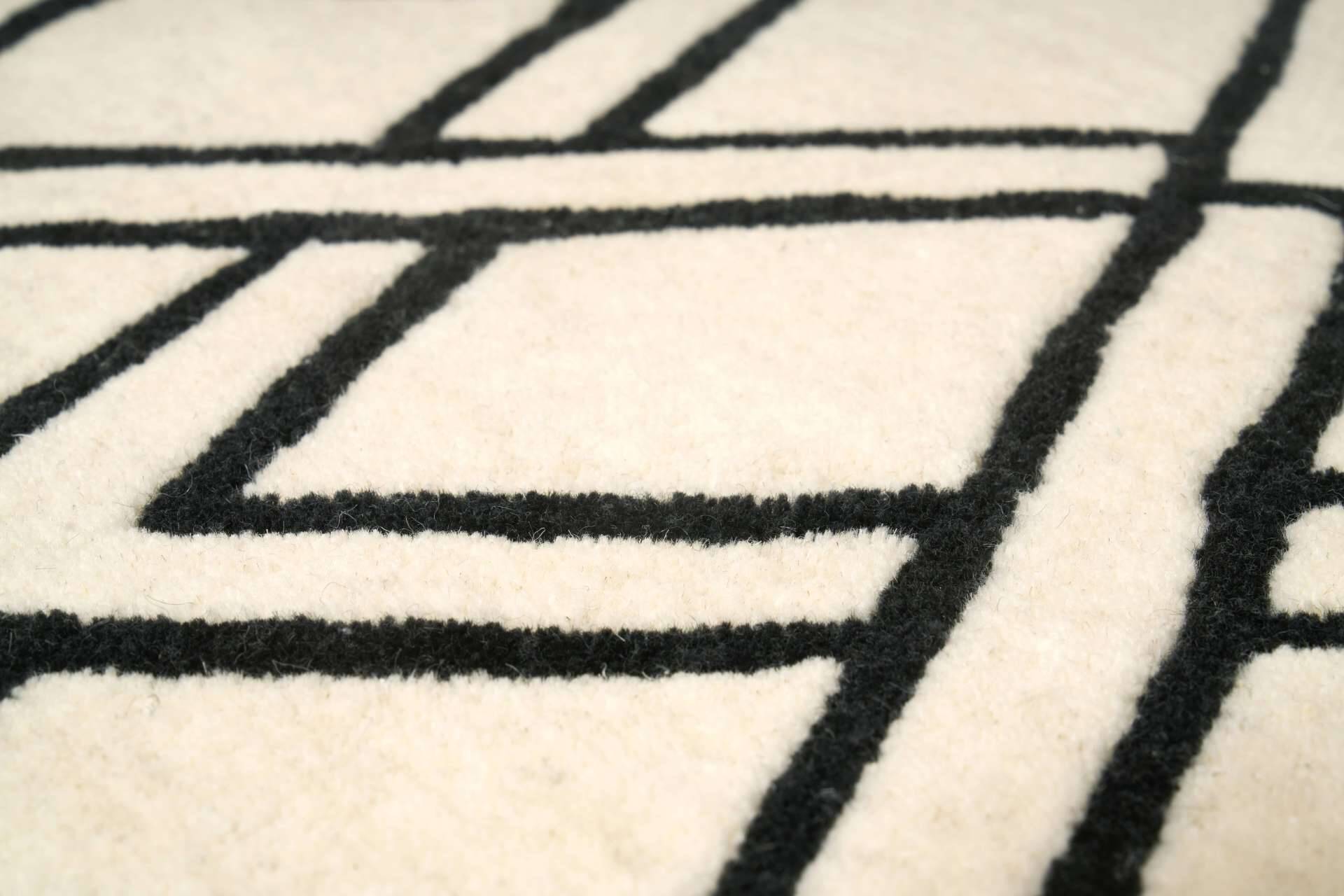 Moderner Teppich BROOKLYN BLACK – Bild 4